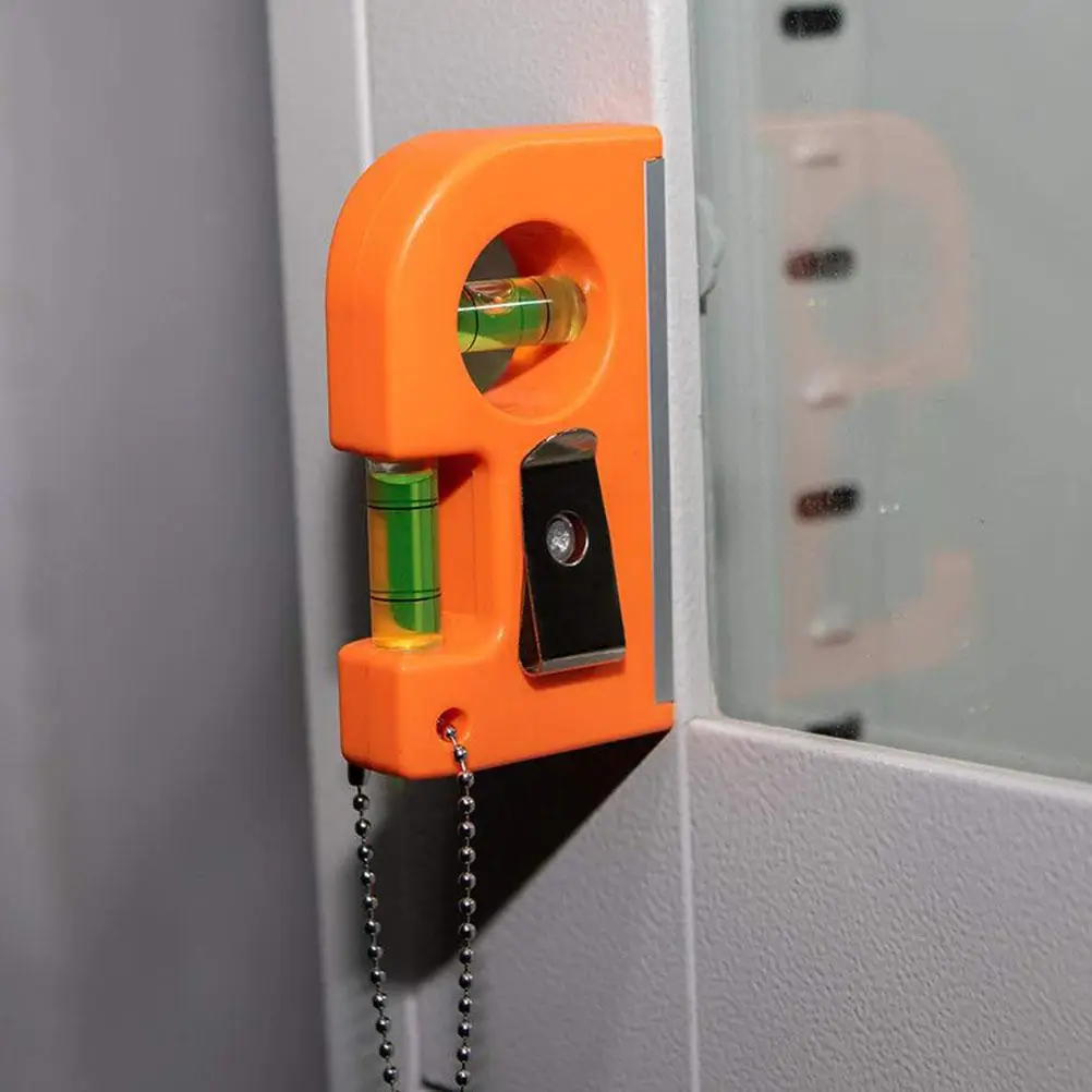 2 Pcs Mini Leveler Tool Durable Portable Balance Ruler Aluminum Spirit Level High Precision Horizontal Measuring Instrument