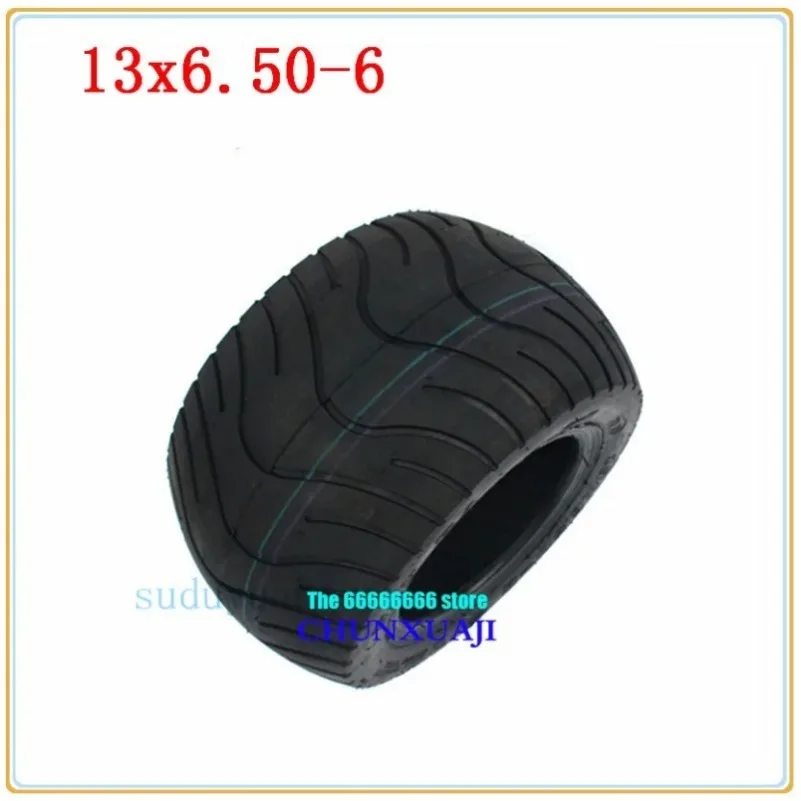 13 inches Tubeless Tire 13x6.50-6 for ATV QUAD Golf Buggy Mower Go-kart Lawnmowers 13*6.50-6 tire for sightseeing car accessorie