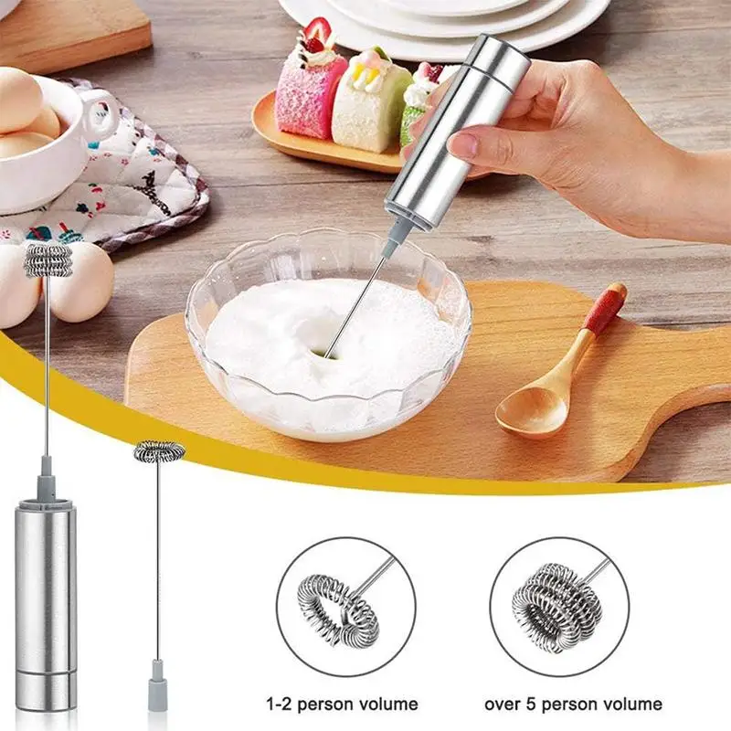 

1PCS Milk Frother Coffee Frother Household Electric Milk Frother Milk Mixer Handheld Egg Beater