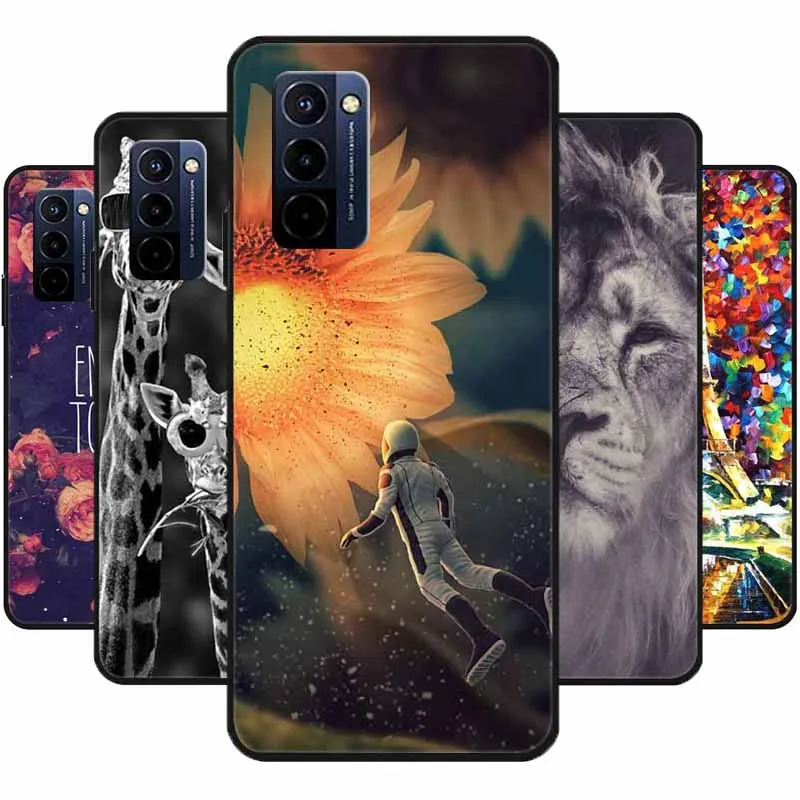 Funda de Torre suave para Wiko 10, cubierta trasera de silicona TPU, carcasa de protección de Lago pintada de sandía, León, Wiko10
