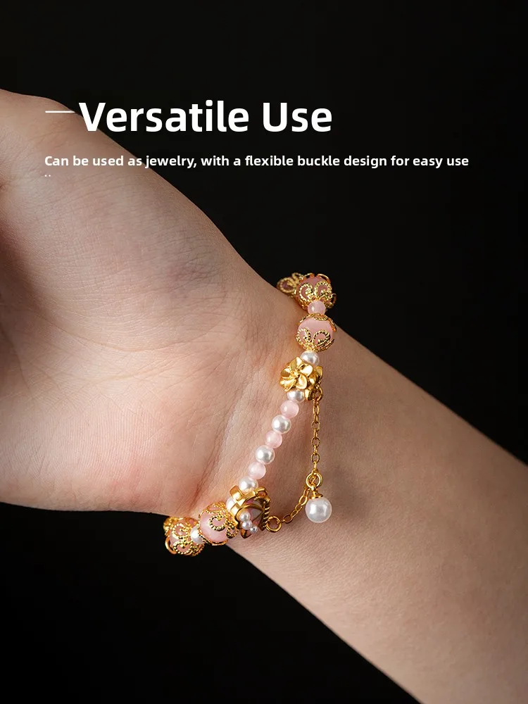 Handmade Tea Pot Cover Pendant Exquisite Decorative Bracelet Luxury Sle Jewelry Accory for Home Tea Set TF265 T265 view 4