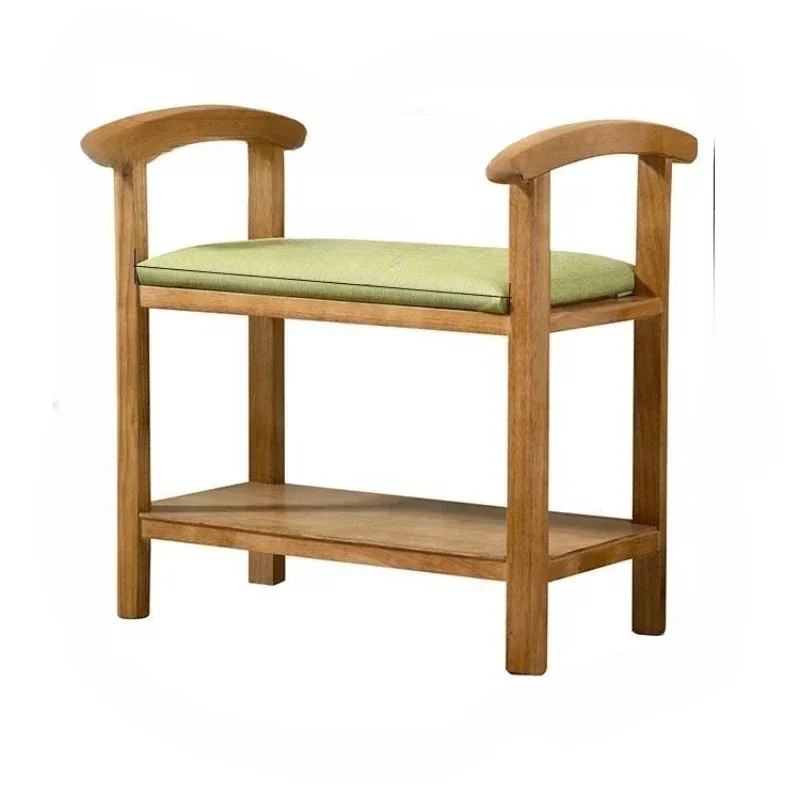 

Скандинавский стул для смены обуви из цельного дерева для пожилых людей, домашний табурет для смены обуви, табурет для пожилых людей, табурет для входной двери, табуретки для обуви