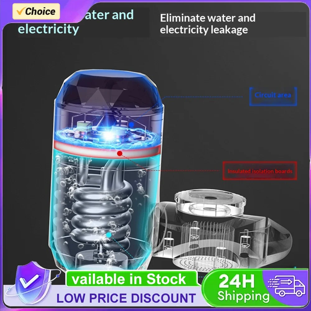 110V Heating Tankless Heater with Digital Display Fast Heating Water Tap Energy Saving Hot Cold Mixer for Kitchen Bathroom
