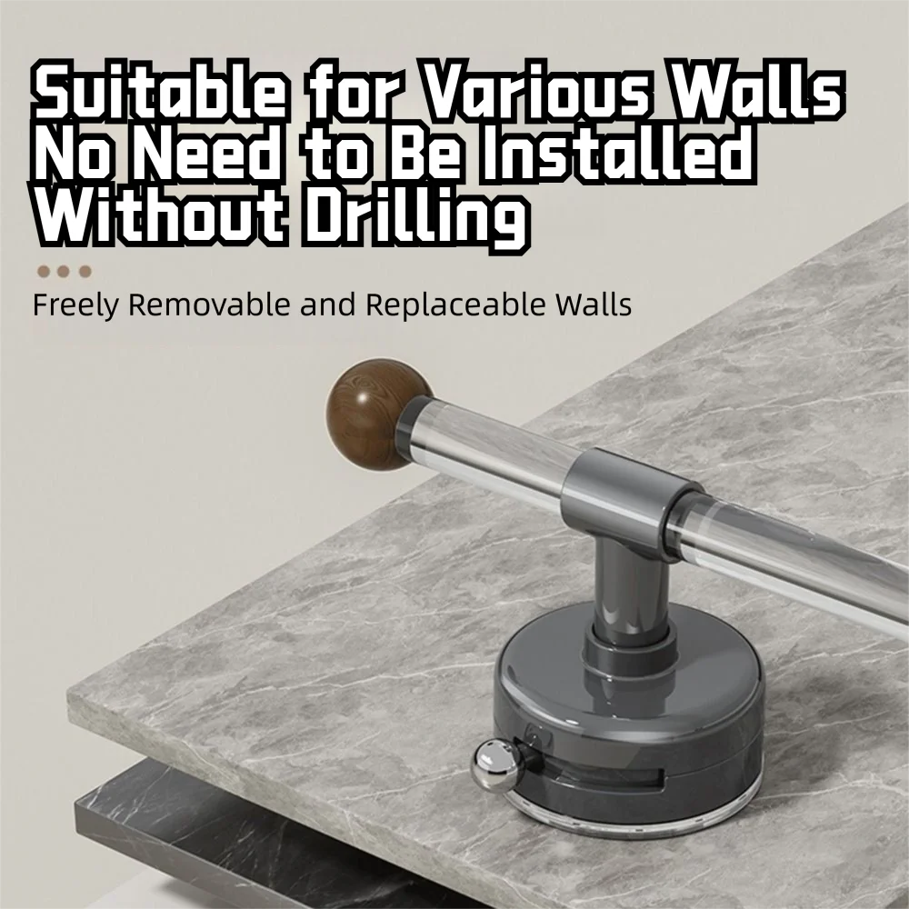 

Wall Mounted Curtain Holdbacks Durable Space Saving Towel Hanging Rod Practical Punch Free Shower Curtain Side Hook Clasp