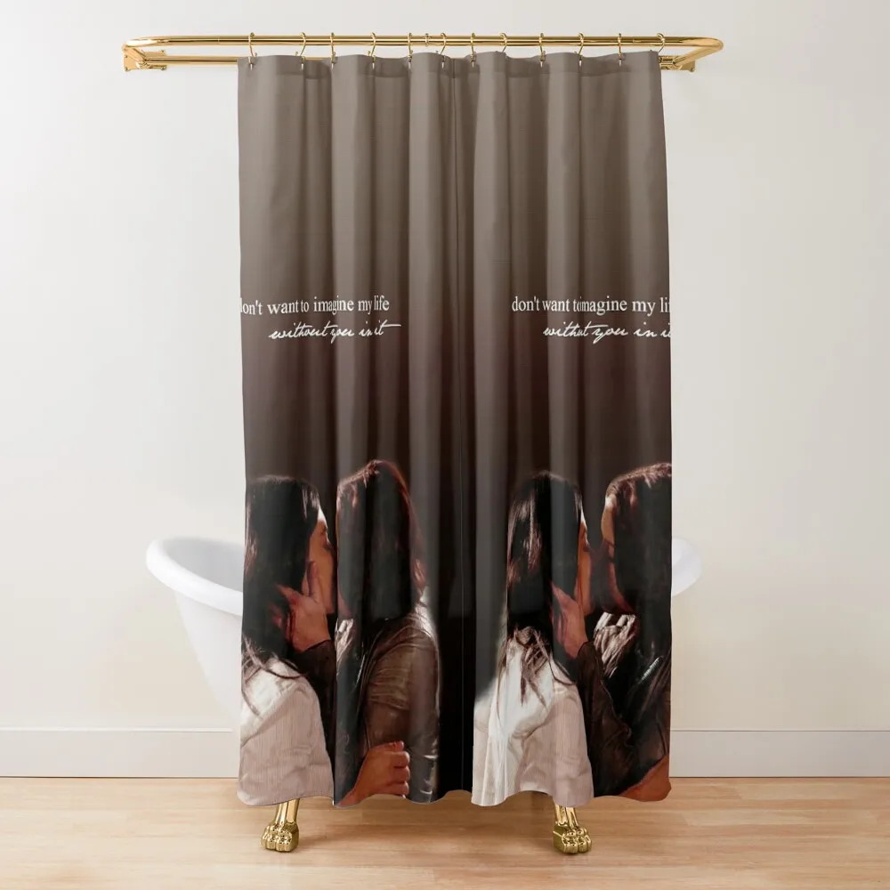 

Sanvers - I don't want to imagine my life without you in it Shower Curtain Bathroom Showers For Shower Bathroom Shower Curtain