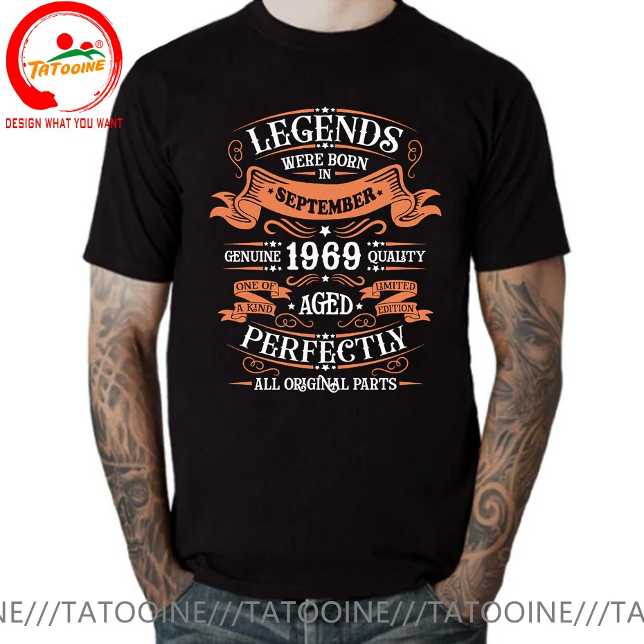 Legends Born in 1969 Aged Perfectly November September October December January Febuary March April May June July August T Shirt