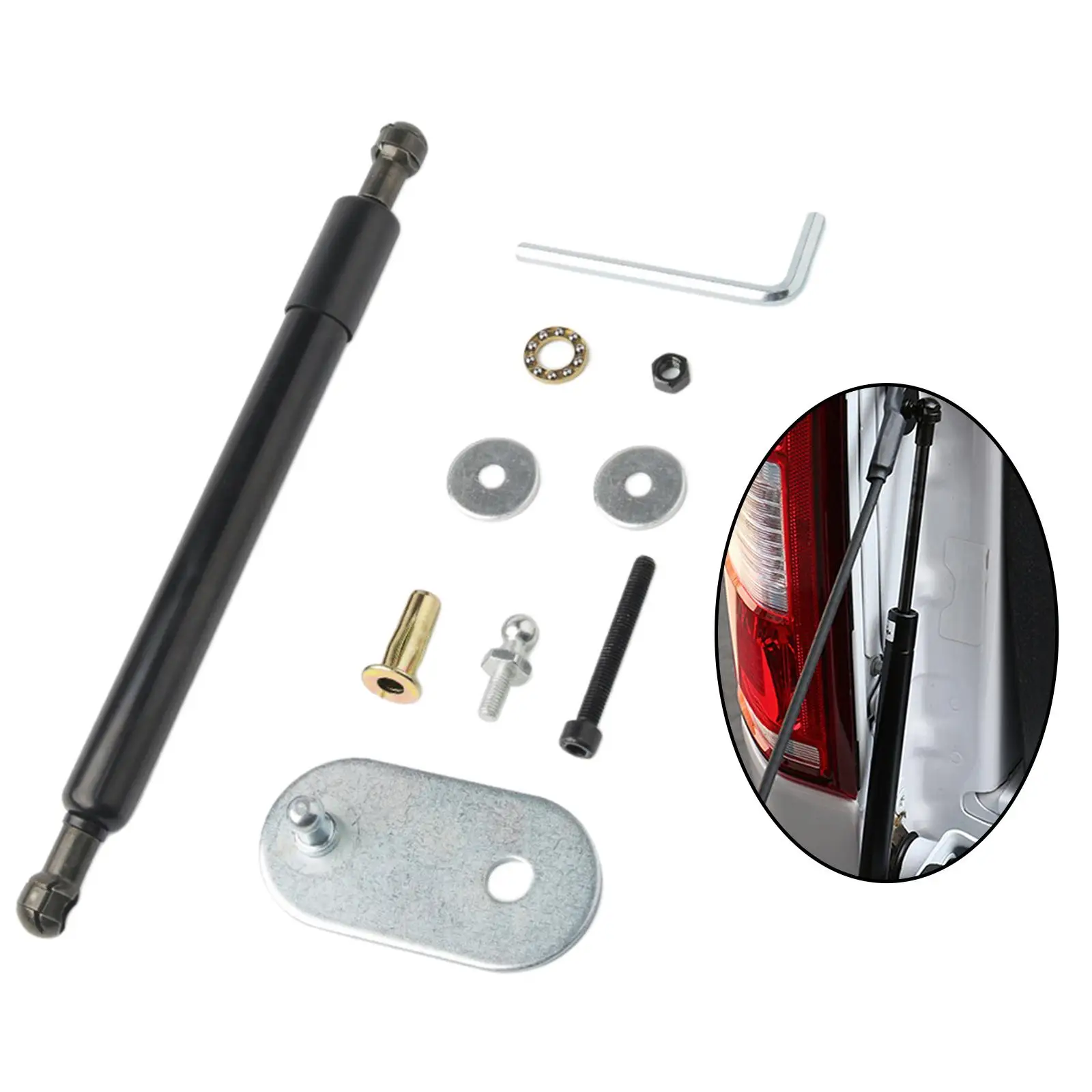 

Lift Supports Truck Tailgate Controlled Drop Iron Shock Strut Gas Spring Car Replacement for Ram 1500 2500 3500