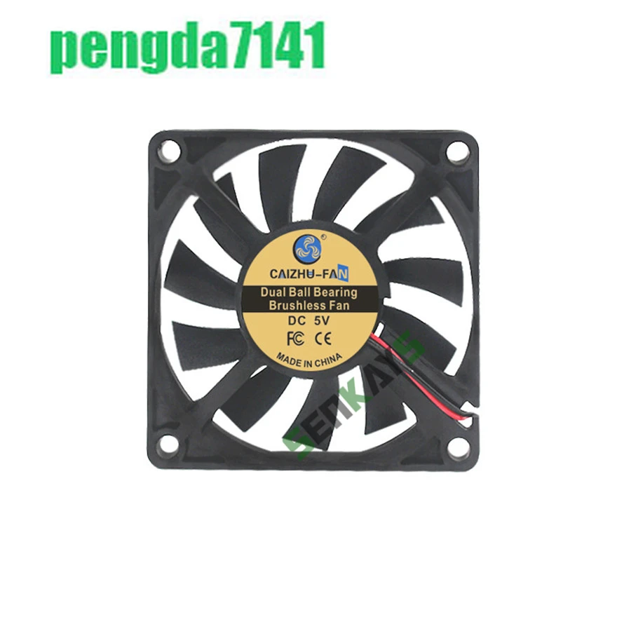 

Dual Ball Bearing 7010 70MM 70*70*10MM DC 5V 12V 24V Ultra-thin USB Cooling Fan Comptuter CPU Cooling Fan Laptop Cooling fan 2pi