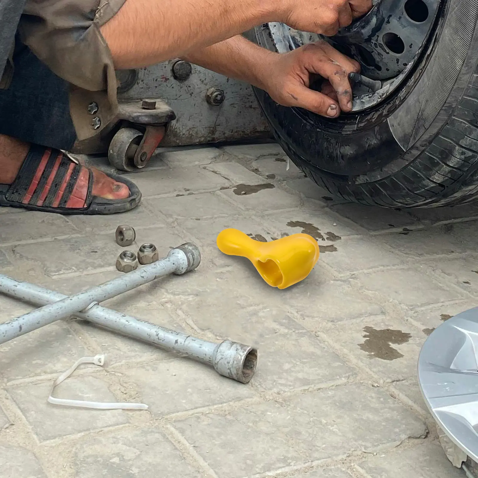 

Tire Bead Assist Tool Durable Bead Keeper Manual Tire Change Accessory for Car Motorcycle Maintenance Workshop