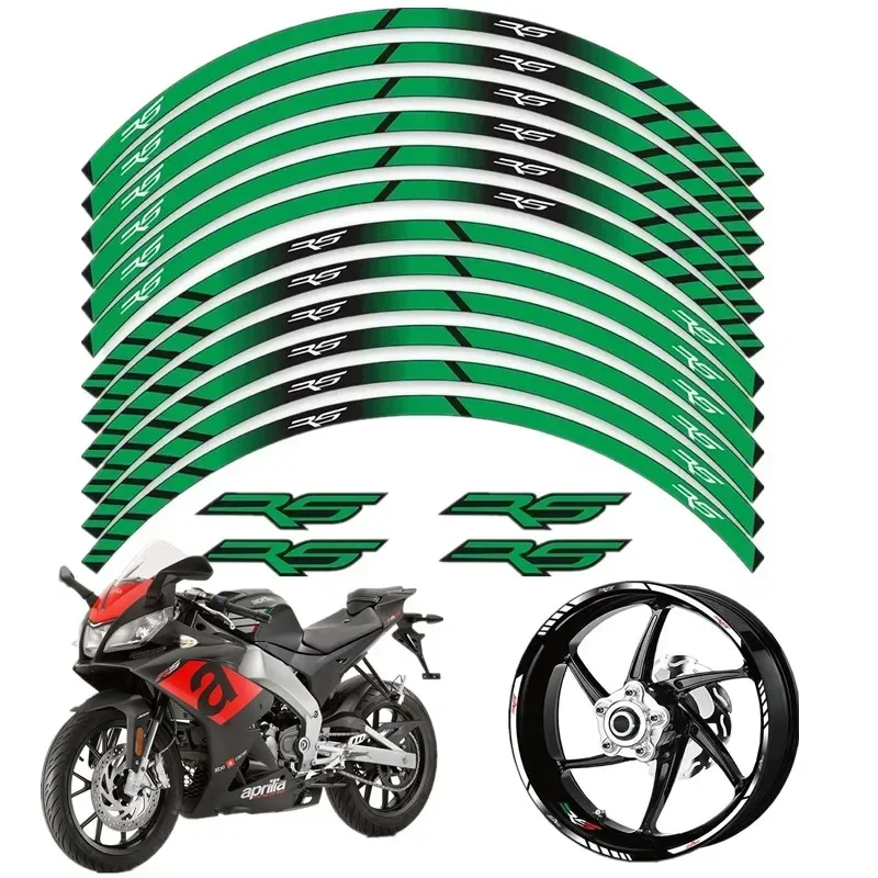 For APRILIA RS 125 50 250 RS125 RS50 RS250 Motorcycle Parts Contour Wheel Decoration Decal Sticker - 1 Motor