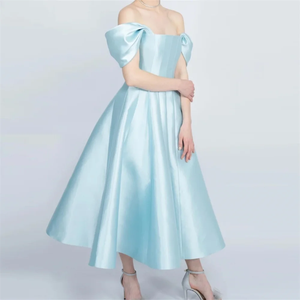 

Customized Prom Gown Formal Dress Evening Saudi Arabia Dearin Off-the-shoulder Ball Ankle Length Skirts