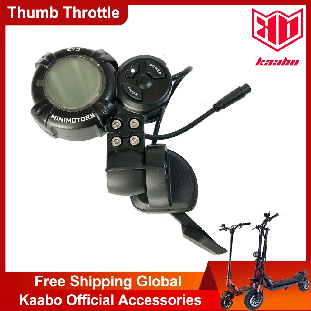 Original Kaabo Minimotor EY3 Thumb Throttle Display Suit for Kaabo Mantis 8/10 Wolf Warrior X/11 King+ Warrior/King GT Pro+