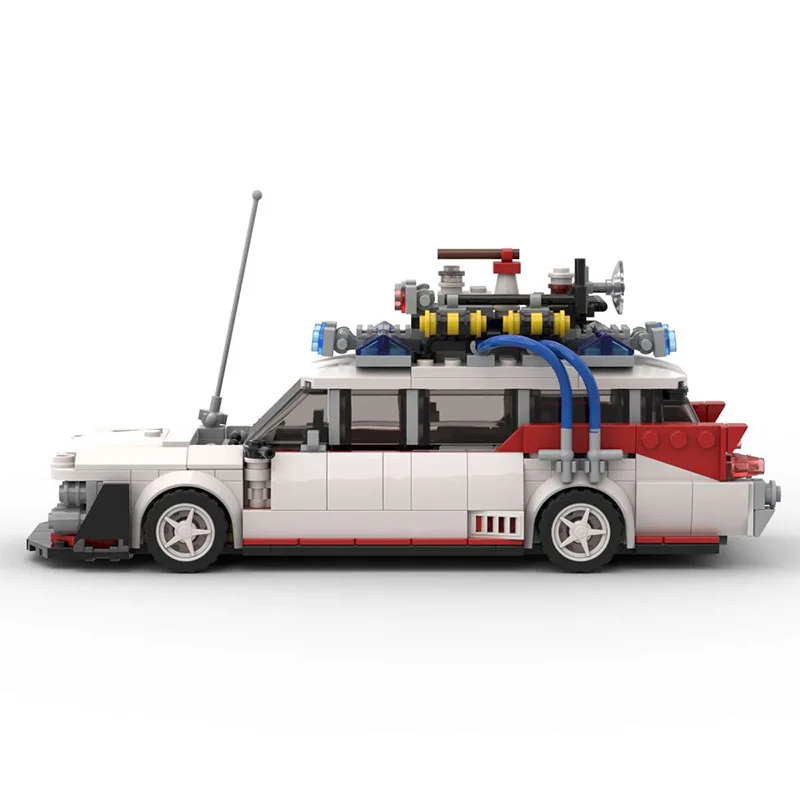 Moc 互換車モデルゴーストキャッチカーテクノロジーモジュラービルディングブロックギフトクリスマス子供のおもちゃ DIY セットアセンブリ
