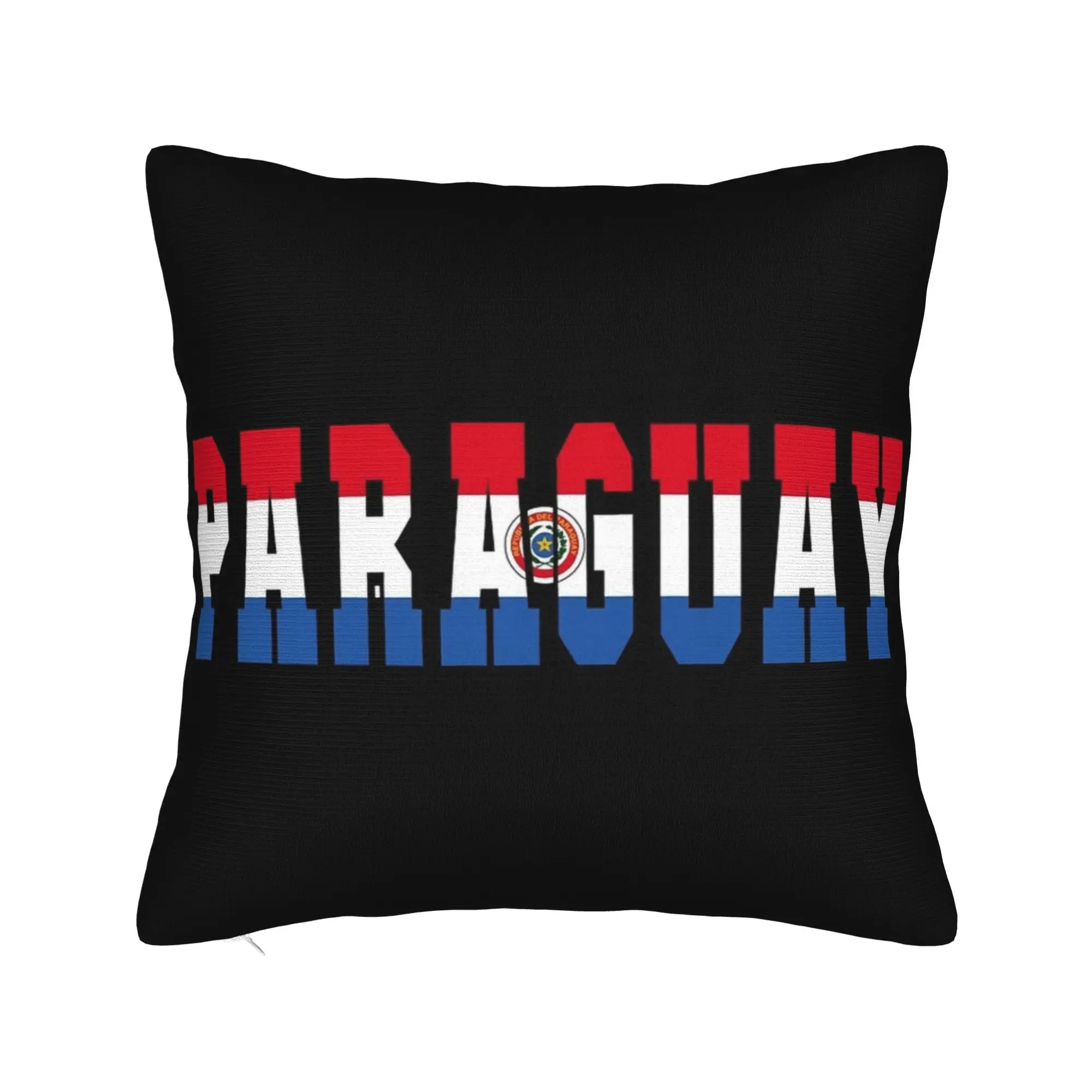 Decorative Pillowcase Paraguay Flag Merchandise Home  Throw Pillow Case Cover Zippered Multi Size