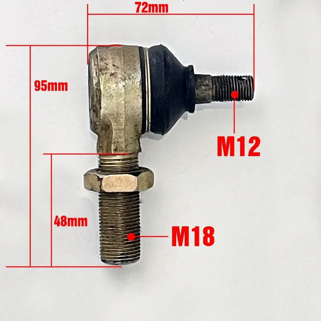 LAEGER A-ARM Ball Joint 12mm & 18mm M18 TOP Upper ARM Joint End For ATV Quad UTV 200cc 250cc 450cc 500cc Accessories Parts