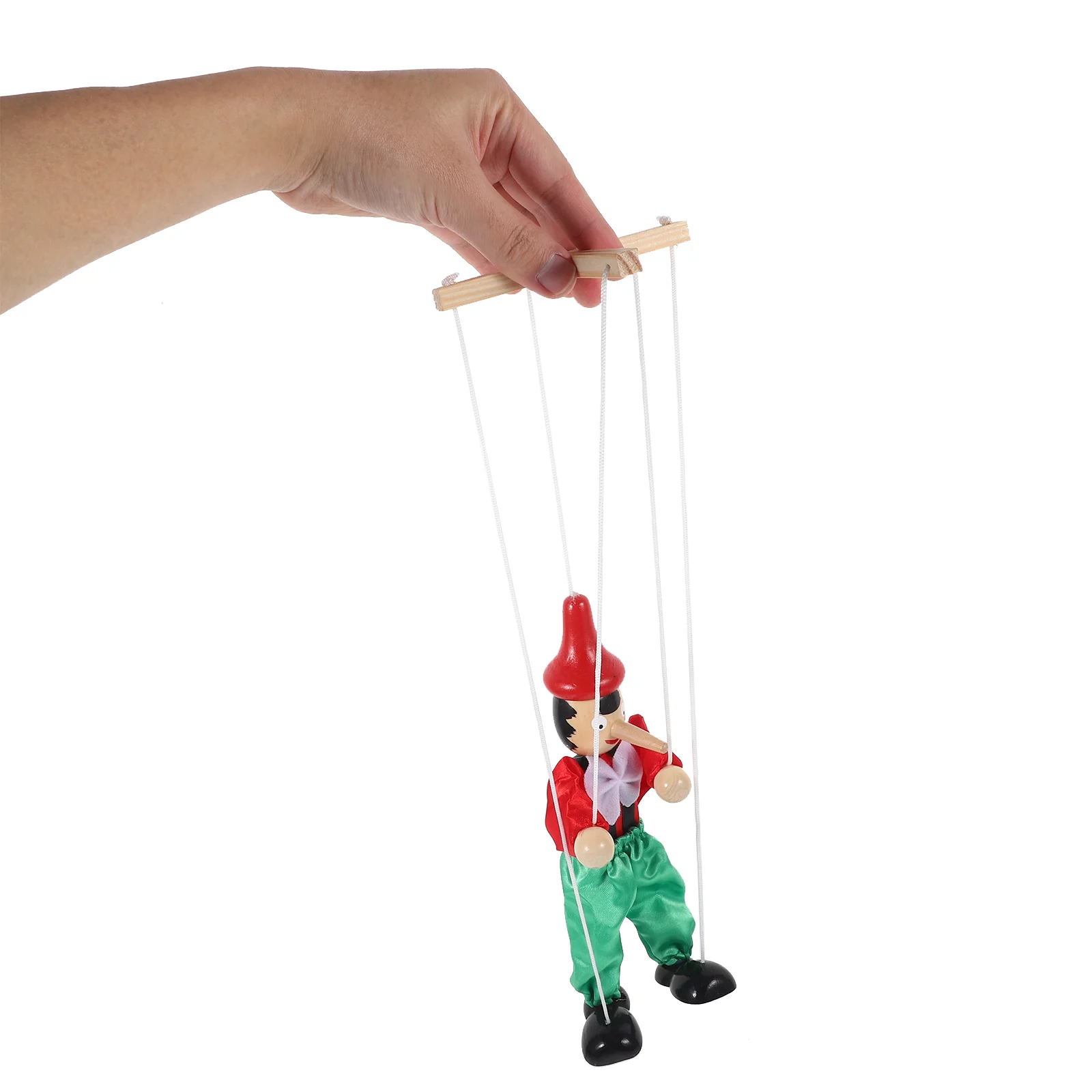 Marioneta de juguete, figuras de personas de madera, figuritas sin terminar, marionetas para niños de 8 a 10 manos