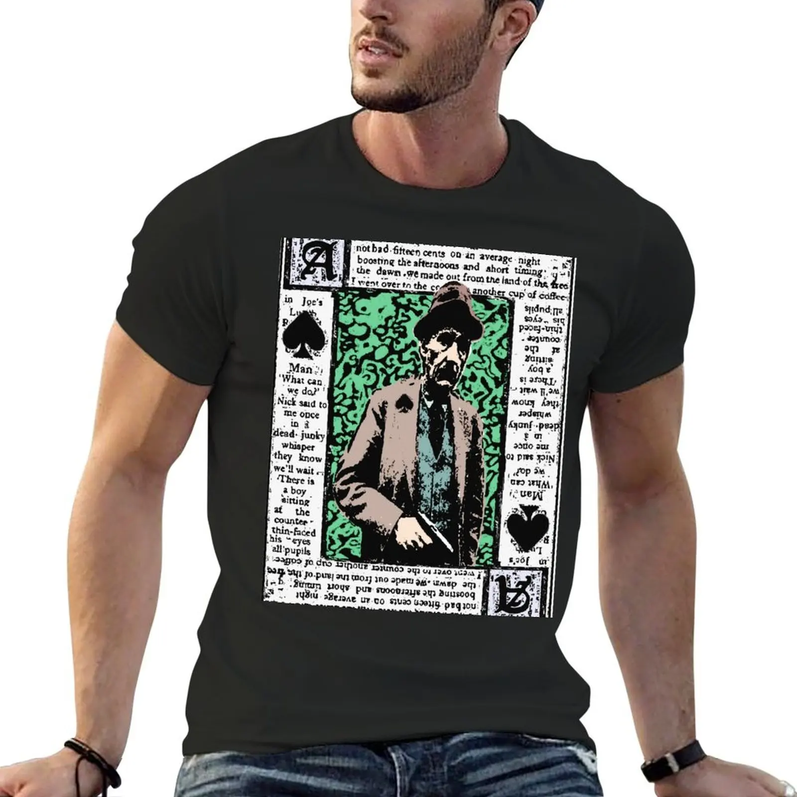 

William.S.Burroughs. T-Shirt summer clothes vintage graphic tee shirts graphic tee heavyweight t shirts for men