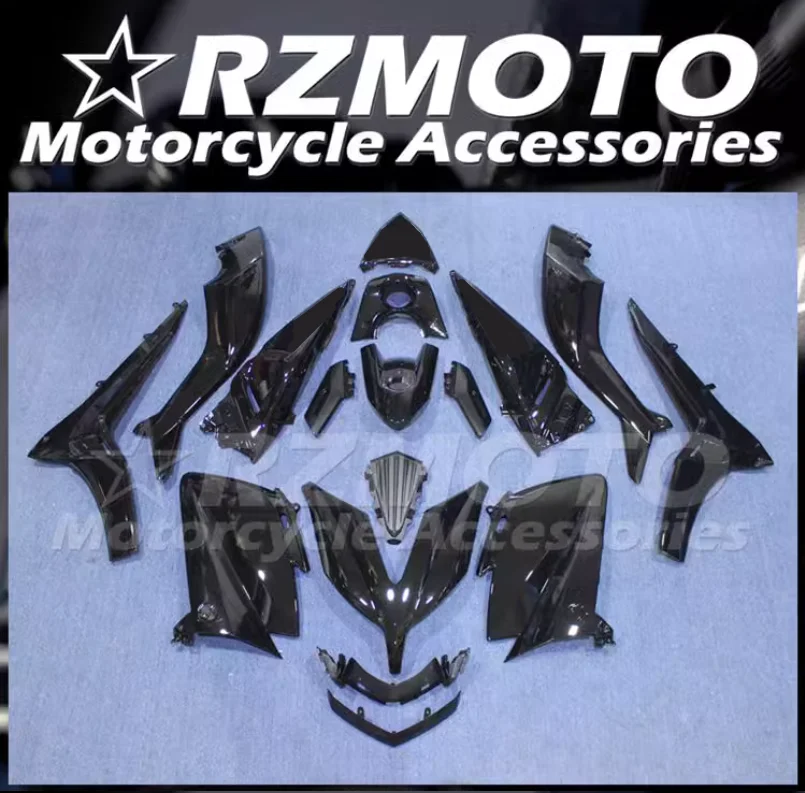 Новый комплект обтекателей для мотоцикла ABS, подходит для YAMAHA T-max 530 2015 2016 15 16, комплект кузова на заказ, черный глянцевый