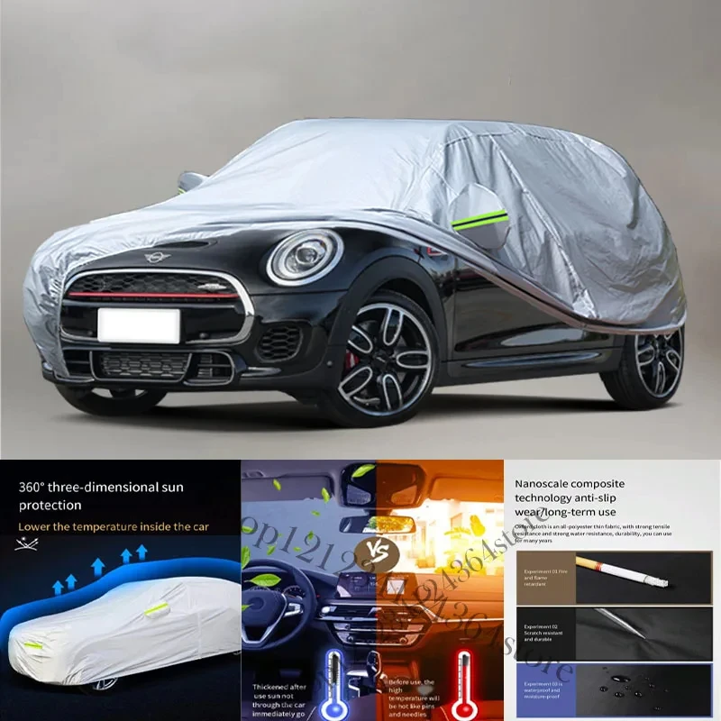 

For BMW-MINI-Jcw- Auto Anti snow Anti dust Anti-uv Anti peeling paint And Anti Rainwater 210t car cover Car cover protection