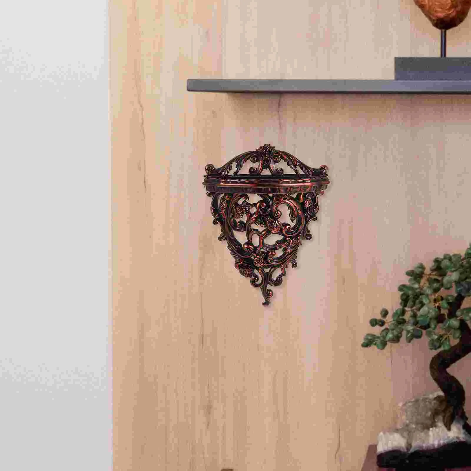 Wall Hanging Living Room Decorations Shelf Metal Color NX0182A S Compact High Strength Wear Resistant Multi Functional Storage