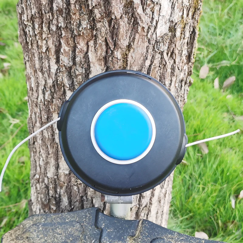 MICROGUO M12x1.75 رأس قاطع العشب مع حلقة زنبركية وحبل، ضغط خفيف لتحرير الحبل، مقاوم لدرجات الحرارة العالية، مناسب