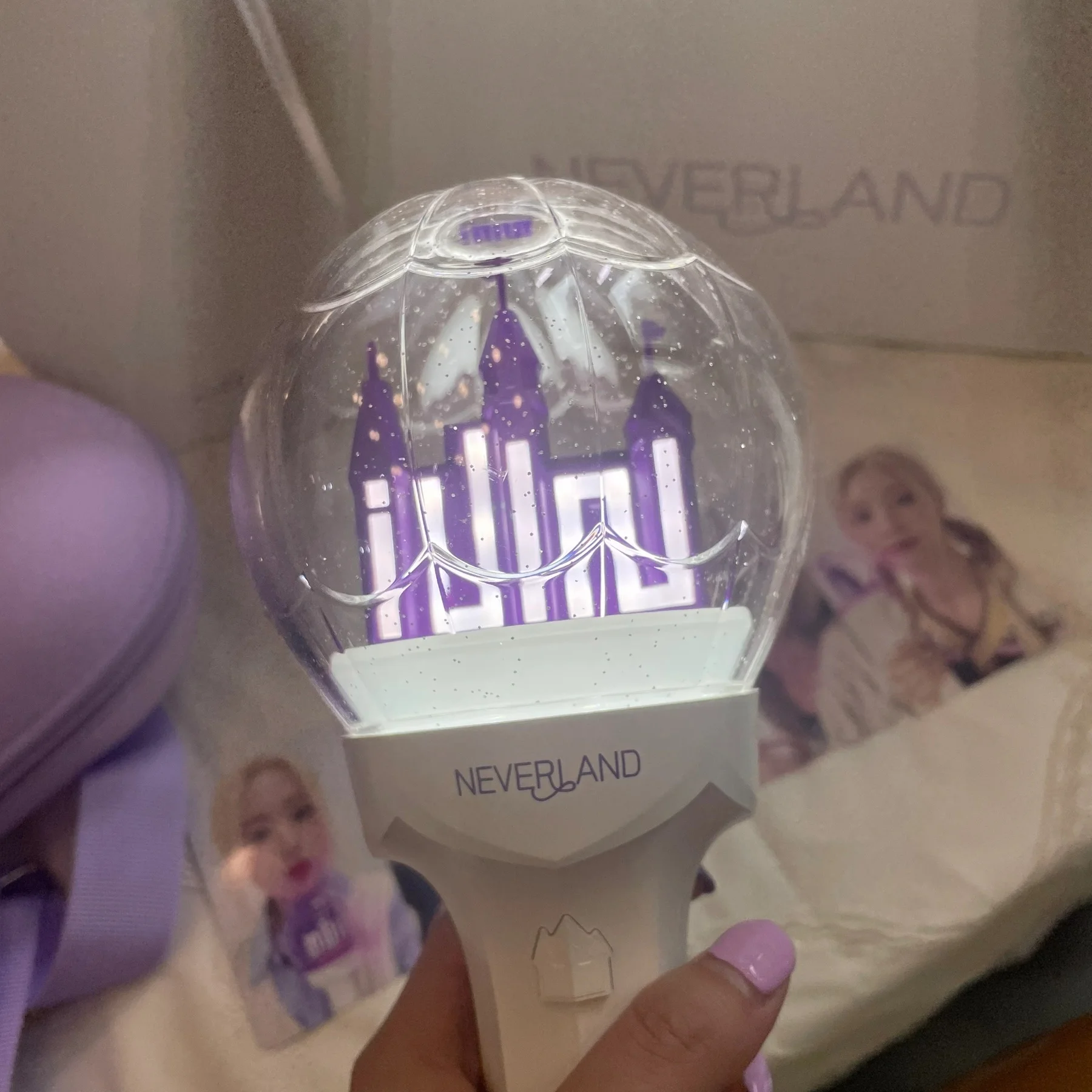 Kpop (G)I-DLE Lightstick Korea Light Stick Globe Hand Lamp Concert Lamp Hiphop Party Flash Fluorescent Toys Fans Collection Gift