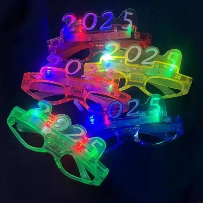 P88A 2025 świecące w ciemności okulary okulary LED świecące zabawki zapalają okulary świąteczne okulary zaopatrzenie firm dla
