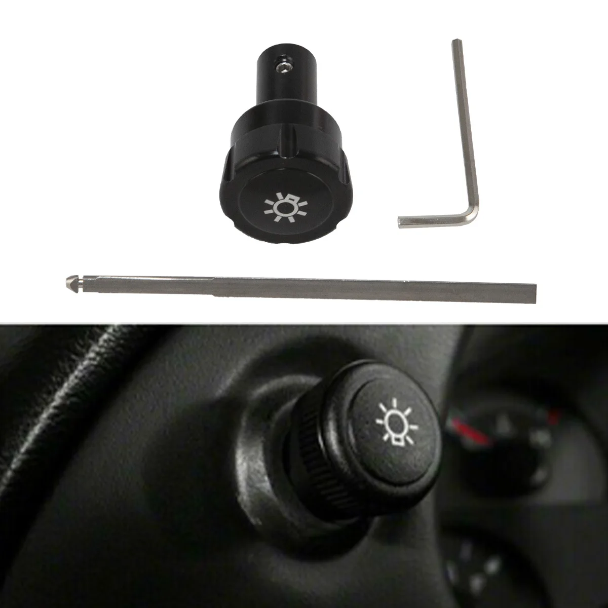 

Алюминиевая ручка переключателя фар приборной панели для Ford Mustang 1994-2004 гг. | F150/F250/F350 92-97 | Bronco 1992-1996 F5TZ11661A,F5ZZ11661A