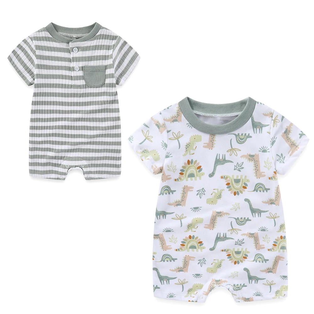 Kiddiezoom - Stylish Summer Baby Sleeveless Two-Piece Set for Cool Comfort