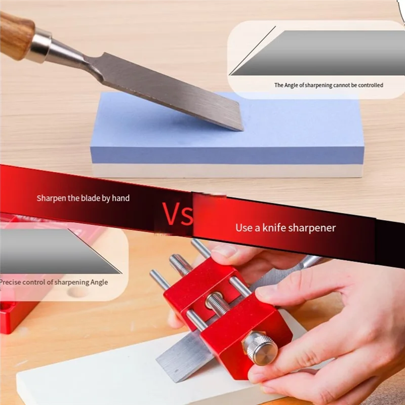 

A69esharpening System Honing Guide Sharpening Holder Angle Fixture Angle Gauge For Woodworking Chisel
