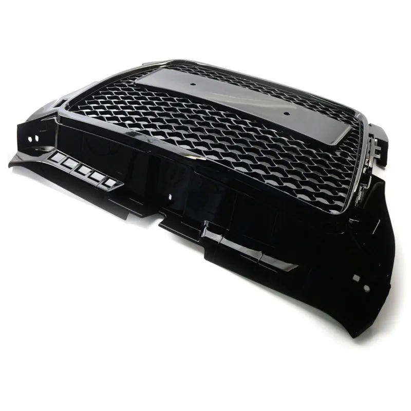 

Suitable for 08-12 European Audi A3RS3 modified cellular mesh middle grid, bright black bumper grille