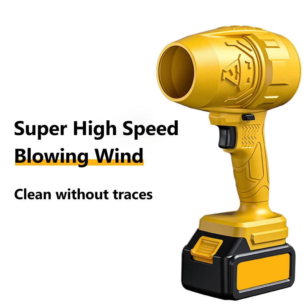 Lithium ion storm blower, powerful hair dryer, turbocharged blade blower, portable handheld electric storm snow blower