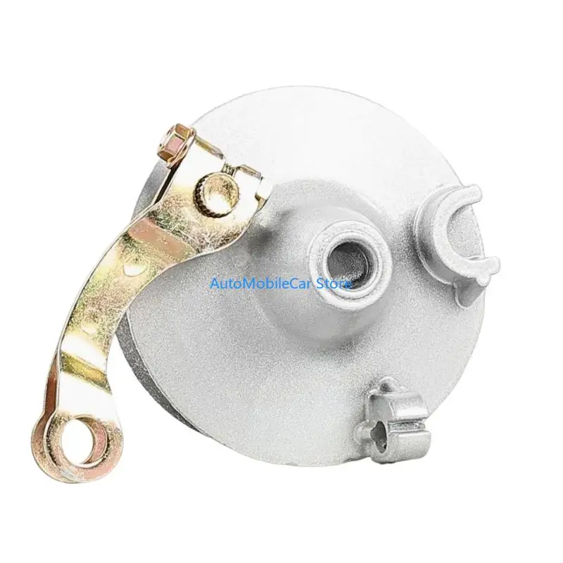 G8TE Motorcycle Front Drum Brake Enhanced Braking Efficiency Anti Wear Brake Shoes All Weather Metal Construction Low