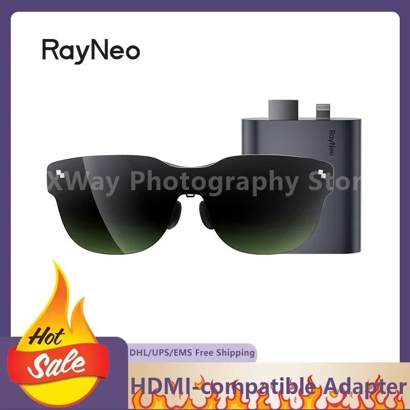 Rayneo HDMI-compatible To Glasses Charging Adapter Including Game Consoles Nintendo Switch 2/1 Steam Deck for Rayneo Air Series