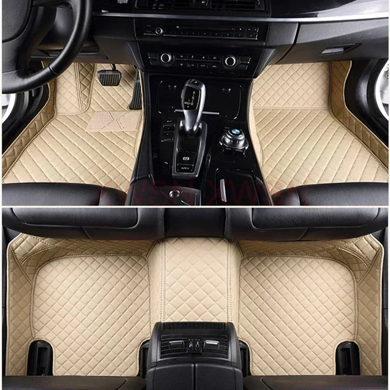 Custom 3D Full Coverage Car Floor Mats for Peugeot 3008 2013-2019 Year Interior Details Auto Accessories