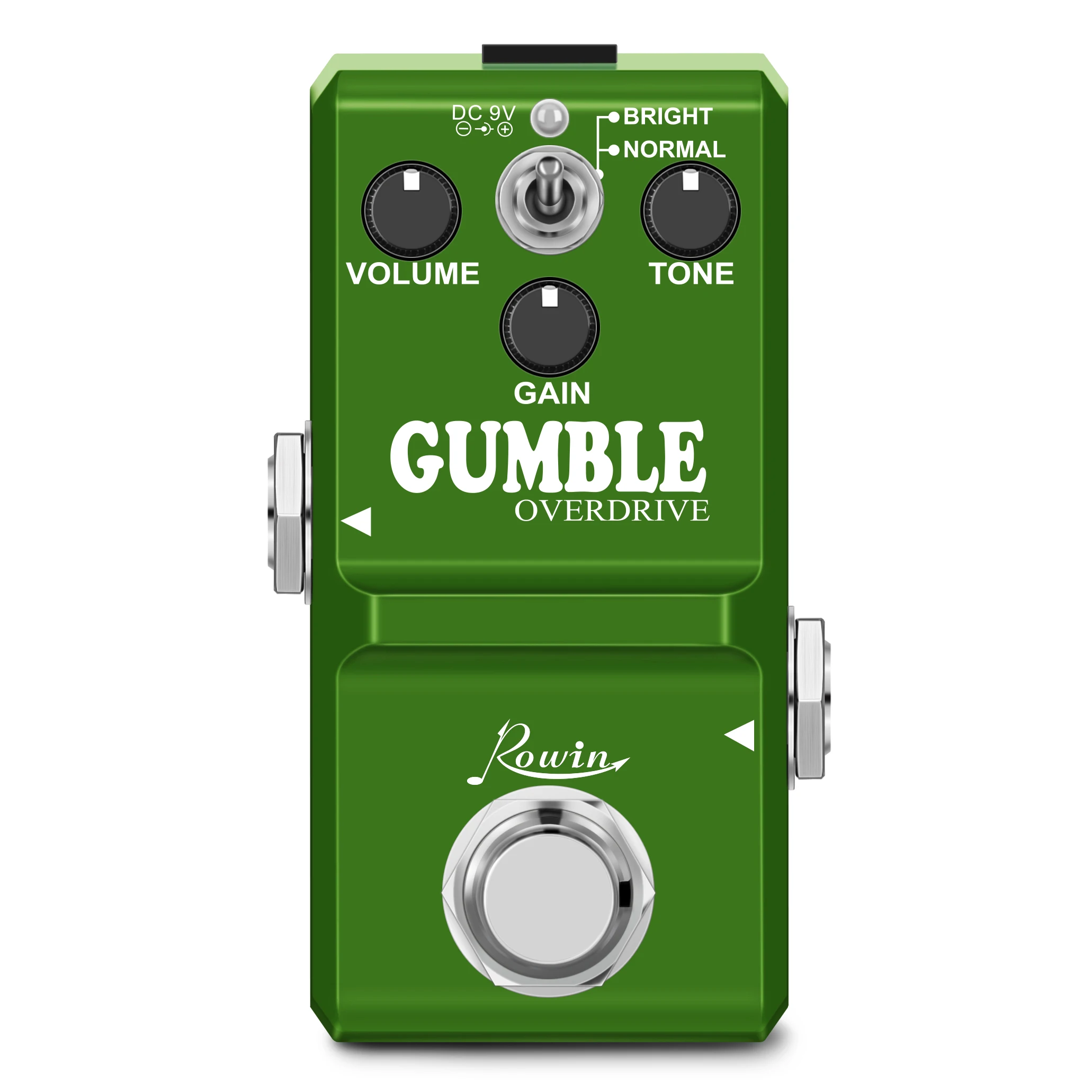 

ROWIN Gumble Guitar Effects Pedal Gumble Overdrive Effect Mini Size LN-315 True Bypass Pedal Electric Guitar Accessories