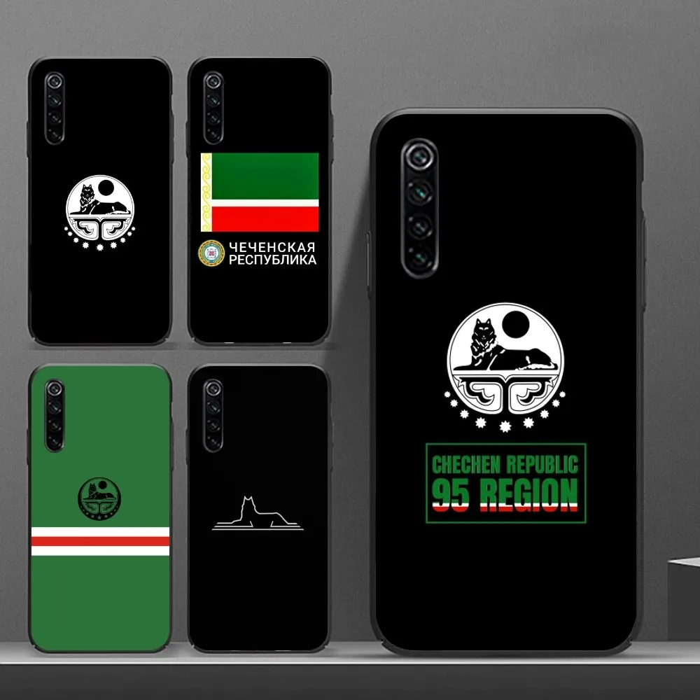 Chechnya Cool Mobile Cell Phone Case for Realme GT 2 9i 8i 7i Pro X50 X2 C35 C21 C20 C11 C3 Black Soft Phone Cover Funda