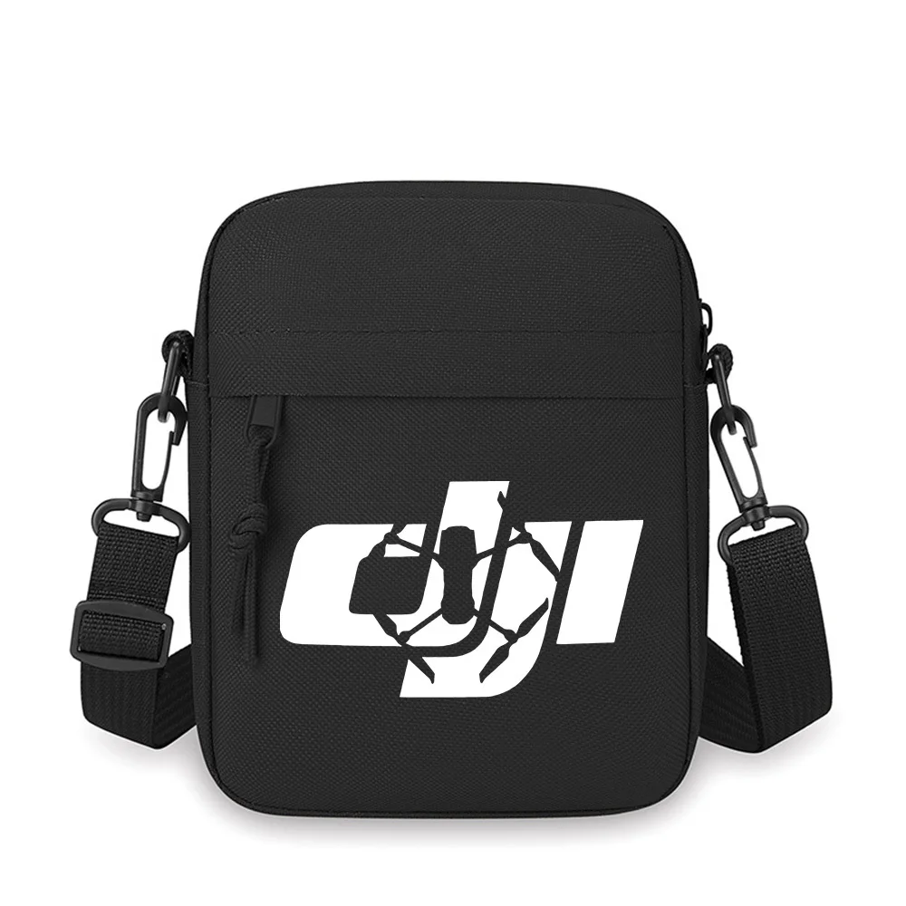 

Drone design white black letters shape Men Crossbody Bag Single Shoulder Women Cartoon Anime Film Printing Design Unisex