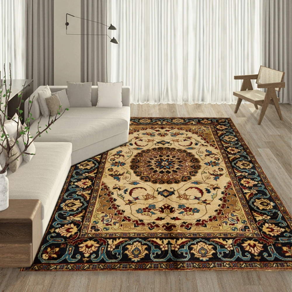 

VIKAMA Outdoor Fleece Material, Modern and Simple Style, Living Room Rug, Bedroom Rug, Bedside Rug, Light and Comfortable,