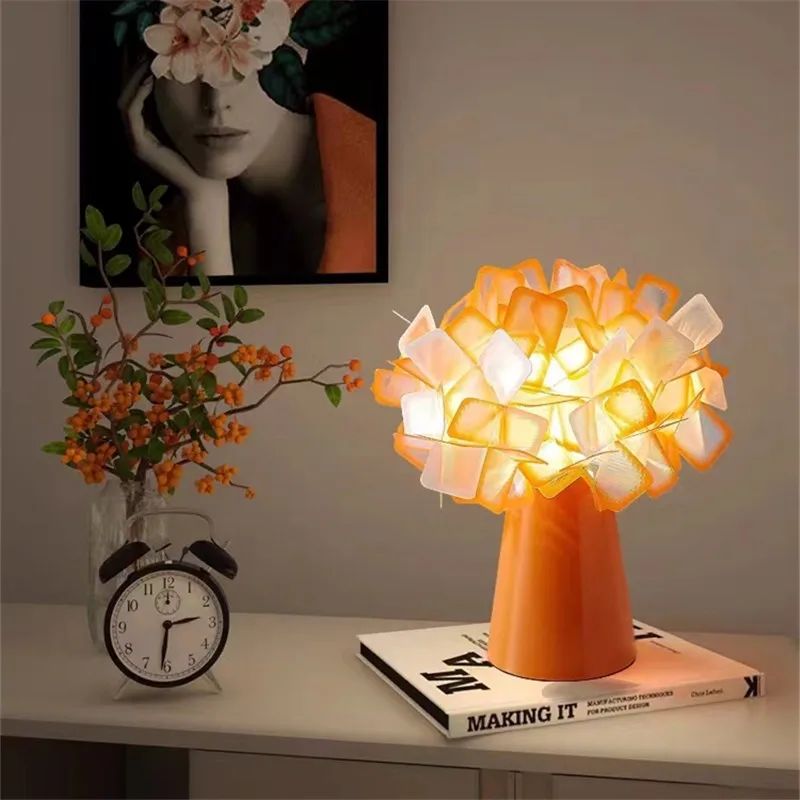 

Slamp Clizia Table Lamp Nordic Creative acrylic lamp Postmodern Desk Lighting LED Decorative coffee table girl room decor lamps
