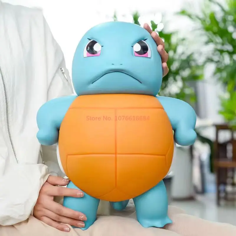 Squirtle parti di automobili che possono spruzzare acqua ed esporre acqua Pet Elf grande e piccolo modello periferico di animazione Anime