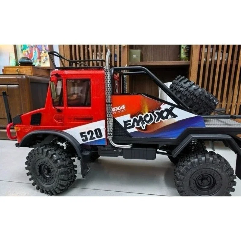 For Crossrc EMO XX XXL 1/6 RC Crawler  Stainless Steel  Exhaust Pipe Truck Rally Scale Accessories Upgrade DIY Part RC Car
