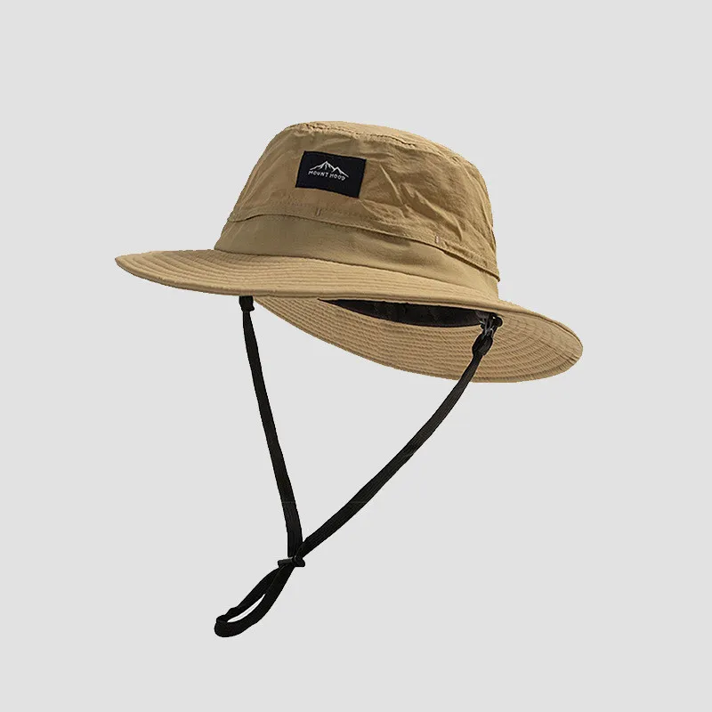 

Sun-Proof Fishing Hat Male Camping Mountaineering Couple Bucket Hat Female Japanese Style Alphabet Embroidered Busket Hat