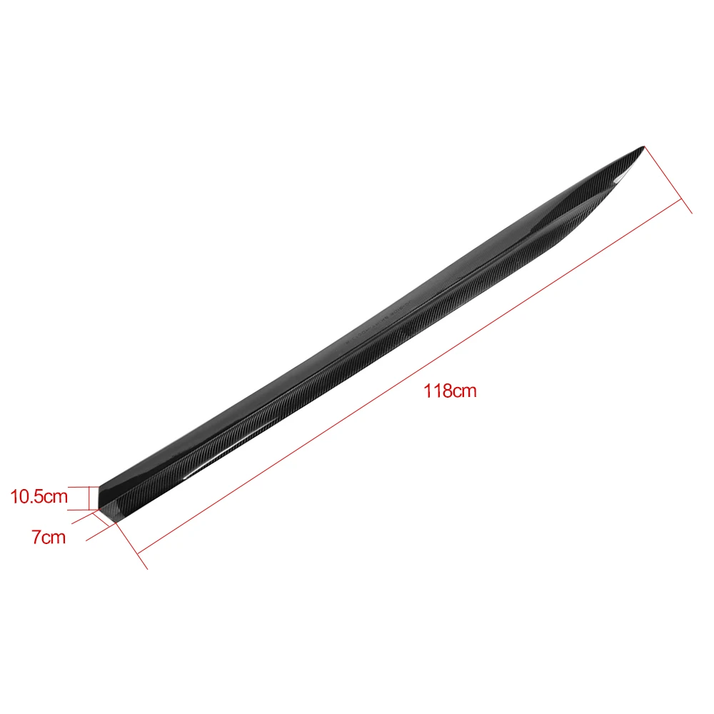 Product Customization Carbon Fiber Car Parts Side Skirts Body Side Extension forLexus GS350 F Sport 2007-2016 Carbon Black