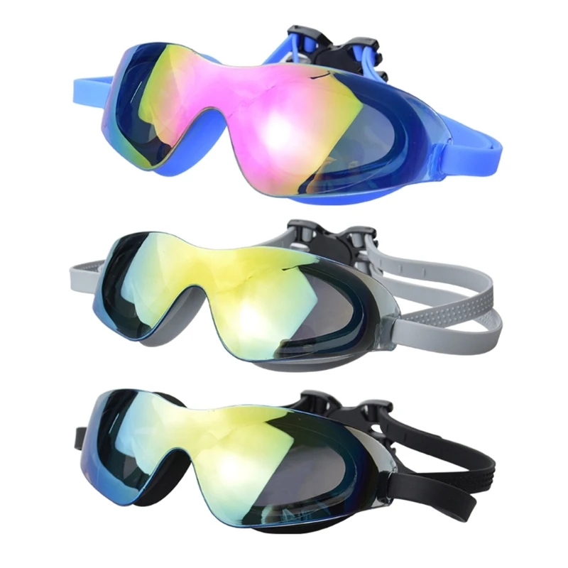 

Swim Goggles Swimming Goggles Anti-fog Adult Men Women Wide View Swim Goggles