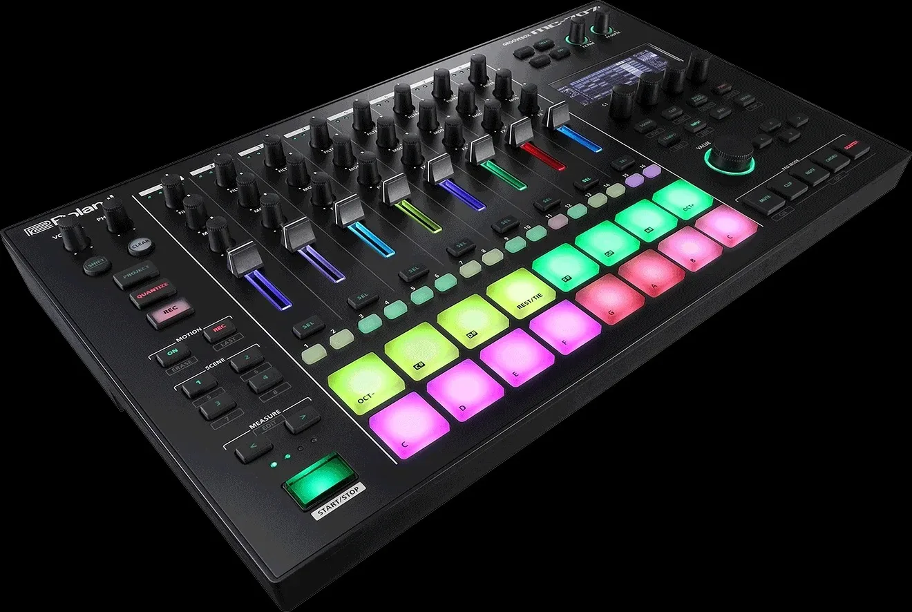 DESCUENTO DE VENTAS DE VERANO EN Recién llegado para Roland MC-707 Groovebox Herramienta de producción profesional