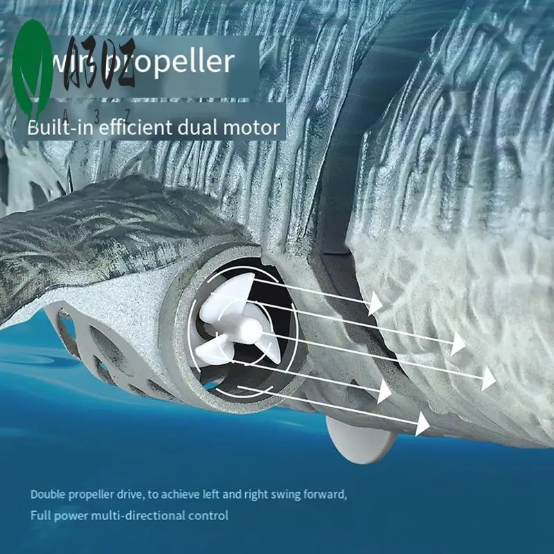 a30z-24g-rc-dinosaur-for-kids-rc-water-rc-boat-with-lightfor-swimming-pool-water-with-2-batteries