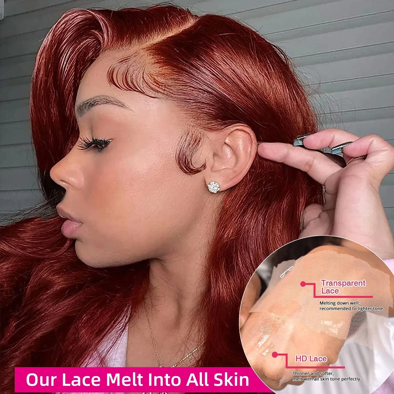 Straight Reddish Brown 30 40 Inch 13x4 Lace Front Human Hair 13x6 Lace Frontal Wig Brazilian 200 Density For Black Women