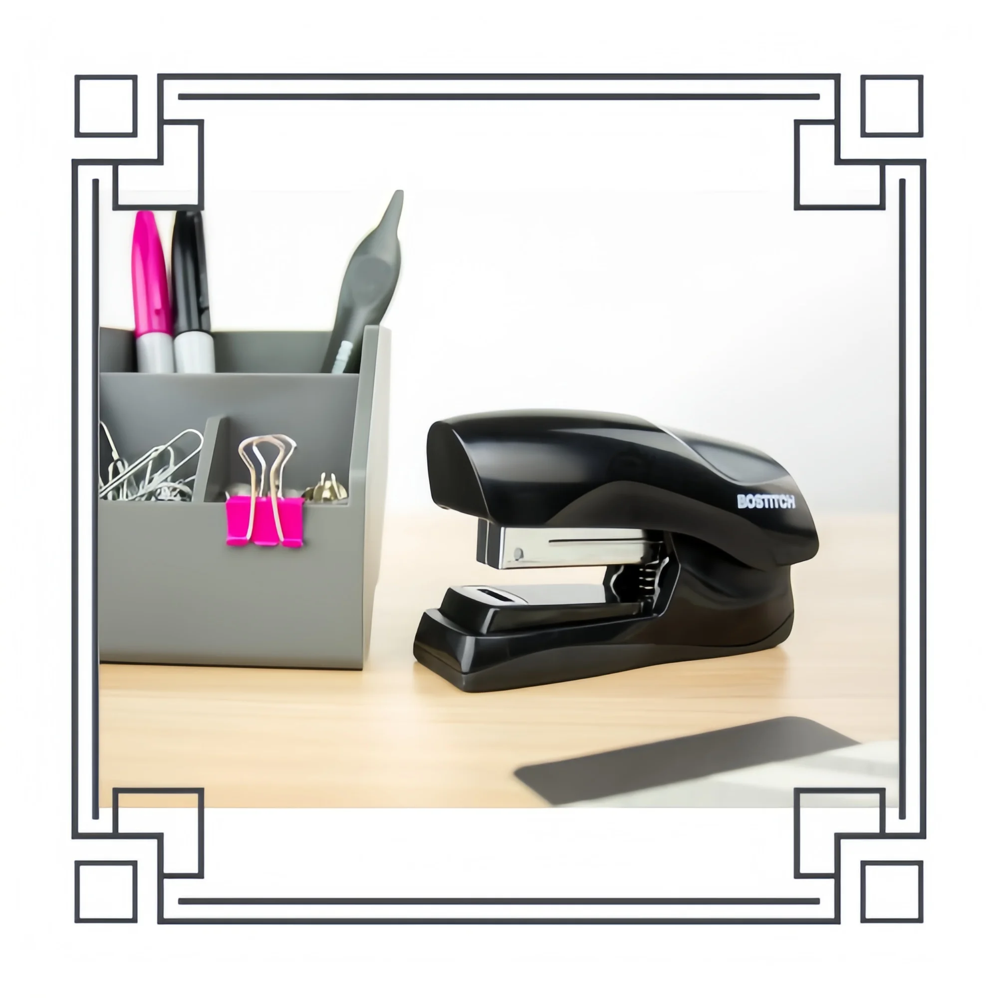 

Офисный сверхмощный степлер, емкость 40 листов, без замятия, полуполоска, подходит для рук, для классной комнаты, офиса или стола