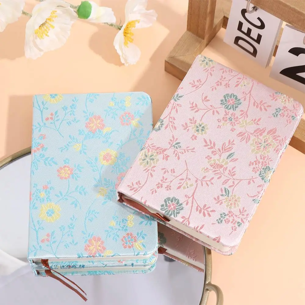 Journal Book Embossed Notebook Diary Book Weekly Monthly Planner Floral Student Notebook Protect Eyes Agenda Organizer